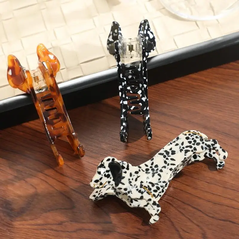  Fashionable Acetate Dachshund Hair Accessory Practical Design Fashion Hair Clip Barrettes Gift For Her