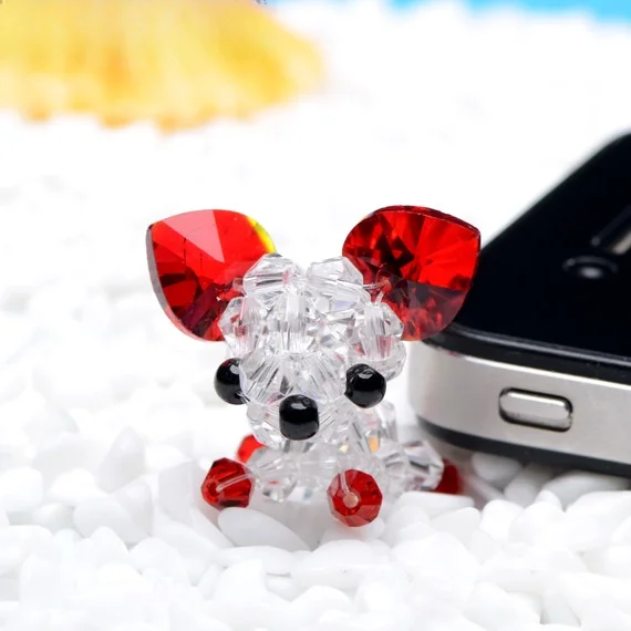 

Хрустальные бусины ручной работы с животными, подвески «сделай сам», сумка для мобильного телефона для взрослых, брелок, аксессуары, поиск продуктов, модные украшения