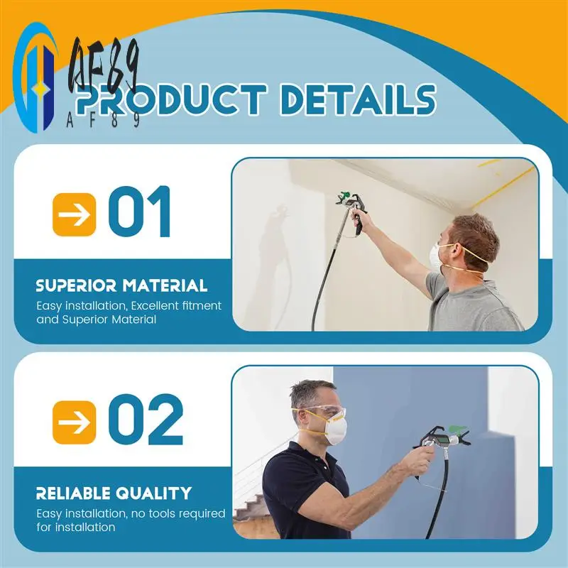 

AF89-Nozzle Saddle Pad Paint Sprayer Seal End Washer Airless Nozzle Airless Spray Gun Nozzle Accessories