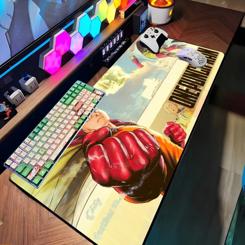 

Коврик для мыши One Punch Man, большой резиновый коврик для мыши, игровой коврик для мыши, коврик для ноутбука, настольный коврик XXL, нескользящий коврик для компьютерной клавиатуры и мыши