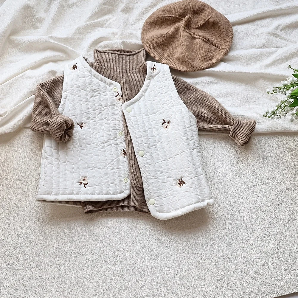 2025 herbst Kinder Pullover Rollkragen Einfarbig Jungen Stricken Pullover 1-9Y Baby Mädchen Warme Basis Pullover – Detail 6