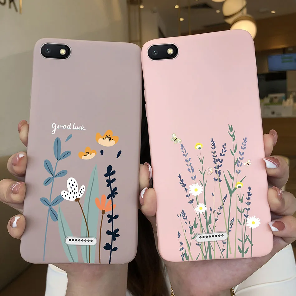 For Xiaomi Redmi 6A Case Cover Soft Silicone multicolor cute tpu Phone Cover Case For Xiomi Redmi 6A 6 A A6 bumper Phone Funda