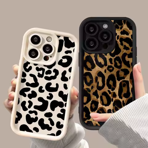 Black Leopard Print Retro Phone Case For OPPO Reno 2 3 4 5 6 7 7Z 8 8T 10 11 11F 12 12F Pro Plus 4G 5G Soft TPU Back Cover