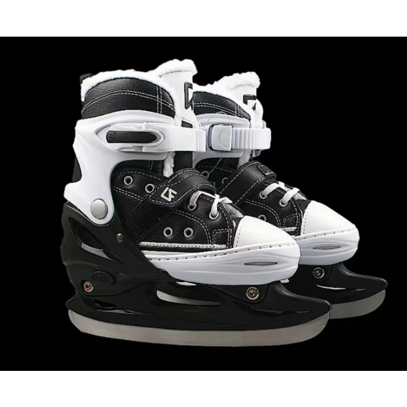 2027 Wholesale Custom OEM Adjustable Size Ice Skates for Youth Adults Unisex Outdoor Winter Ice Skating Sports Shoes