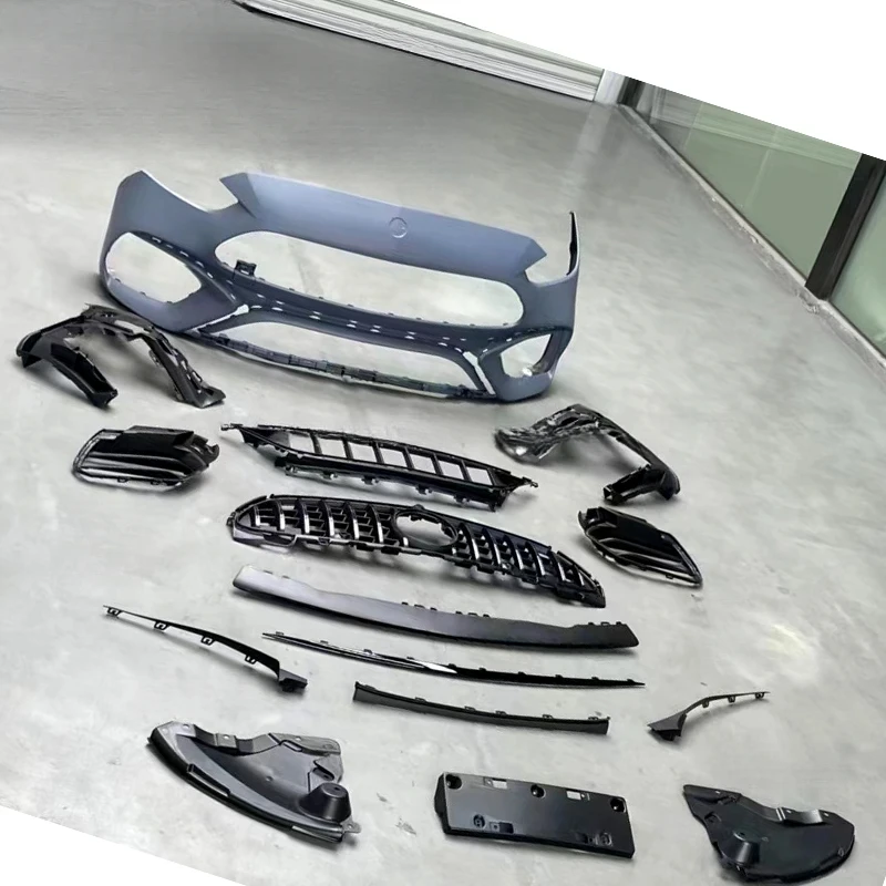 

Modification Bodykit C63 Facelifts for C Class W206 Upgrade Car Bumper Grille Diffuser Body Kit