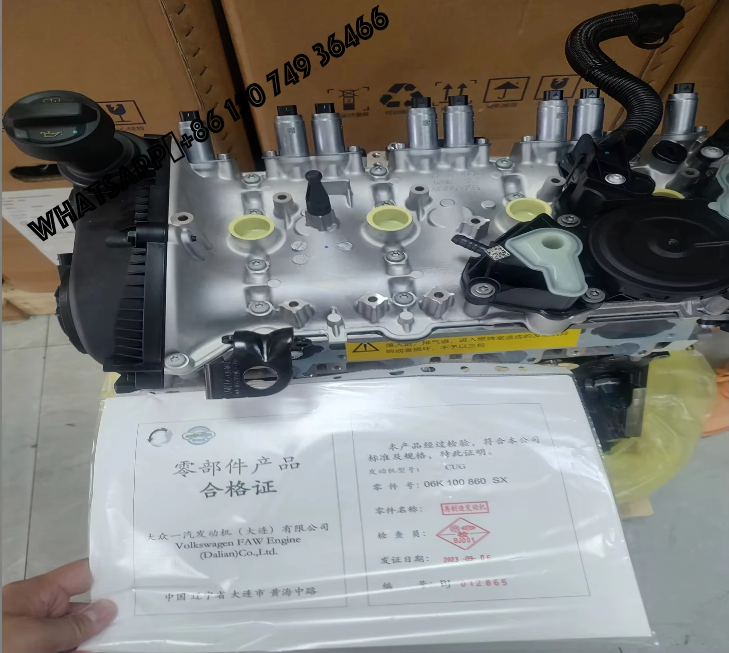 

Original 06K100860SX for CUG CHH CHHA CXD DKT 2.0L 162KW 220HP Transverse EA888 GEN 3Engine Assembly for Audi Q3 VW GOLF Mk7 gti