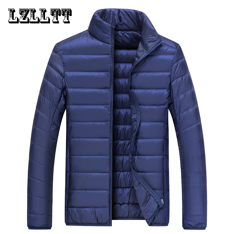 6xl Winter Männer 50% Daunen Parkas Jacken Männer wasserdicht wind dichte Enten Daunen jacken Mantel die ganze Saison Kapuze Parkas Oberbekleidung männlich