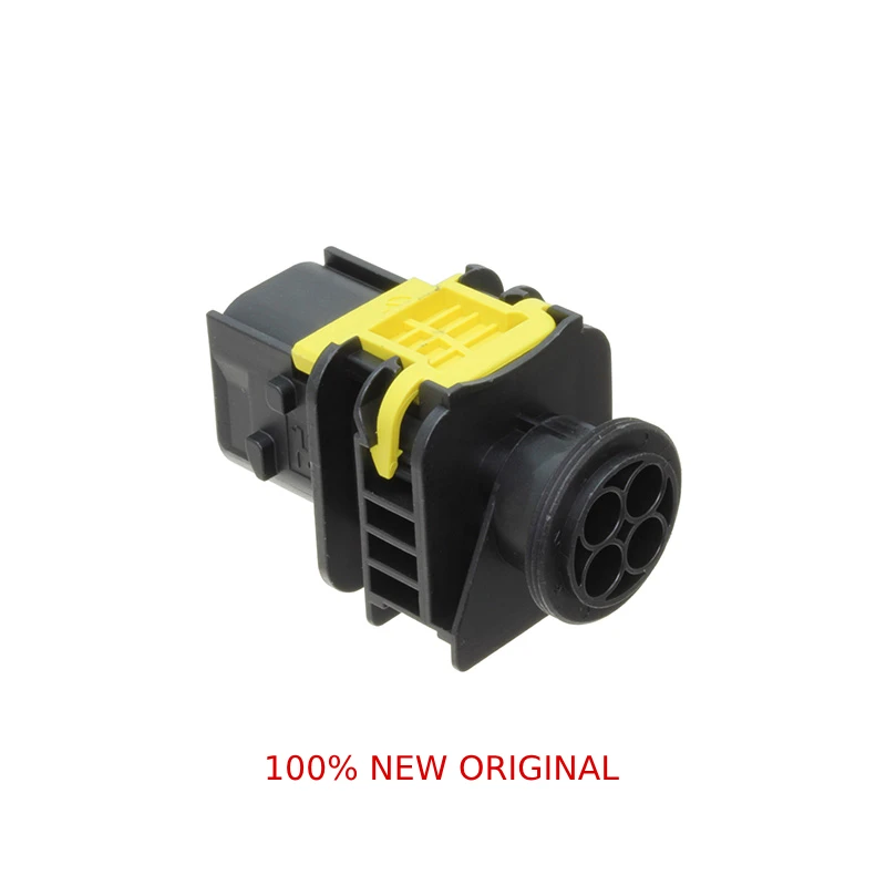 1-1418390-1,Female Terminal Housing,4P,Centerline 0.236 in [6 mm],Heavy Duty Sealed Connector Series,Male Terminal,1-1703818-1