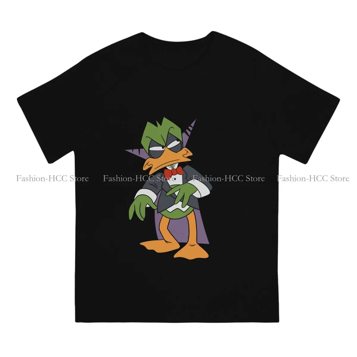 Count Duckula Cartoon TShirt for Men Classic Humor Summer Tee Polyester T Shirt High Quality New Design Loose