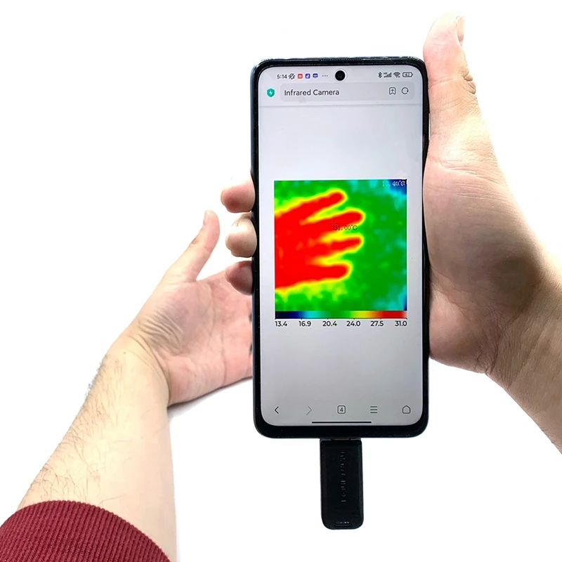 A003 Mini cámara termográfica WIFI Módulo de medición de temperatura de matriz infrarroja de termopila de 32x32 píxeles