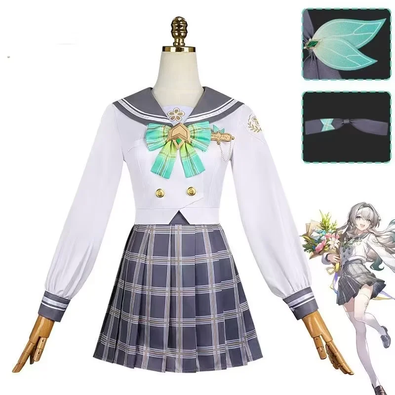 

Honkai : Star Rail Firefly Cosplay Costumes Game Character School Uniform Full Set Women Anime Outfit Halloween Comic con