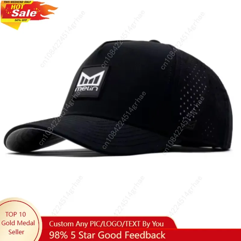 

melin Odysea Rope Bulls Icon Hydro, Trucker & Rope Hat, Performance Hat for Men & Women, Water-Resistant Fitted Baseball Cap