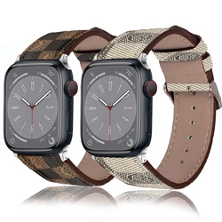 Luxury Leather Strap for apple watch band 44mm 45mm 49mm 42mm Designer Bracelet 38mm 40mm 41mm Watchband iwatch Ultra 8 7 6 5 se