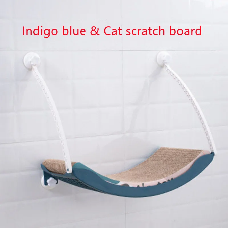 Pet Cat Hammock Window With Grinding Sunbathing Hanging Hammock Bearing 33lbs