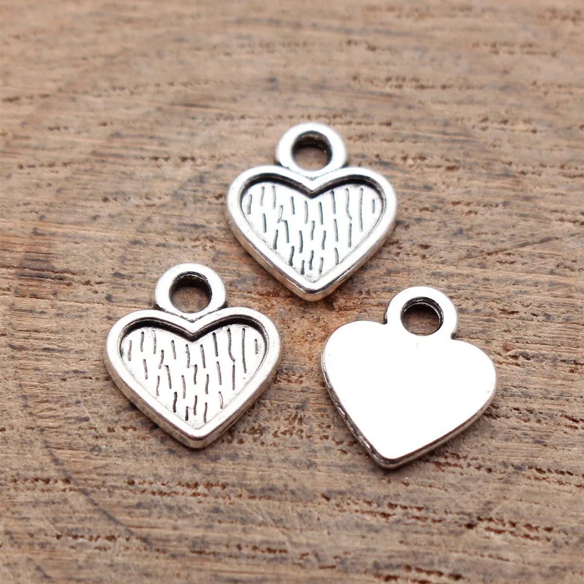 Heart Charm Love Theme Pendant Collection For DIY Bracelet Necklace Craft Supplies For Jewelry Making