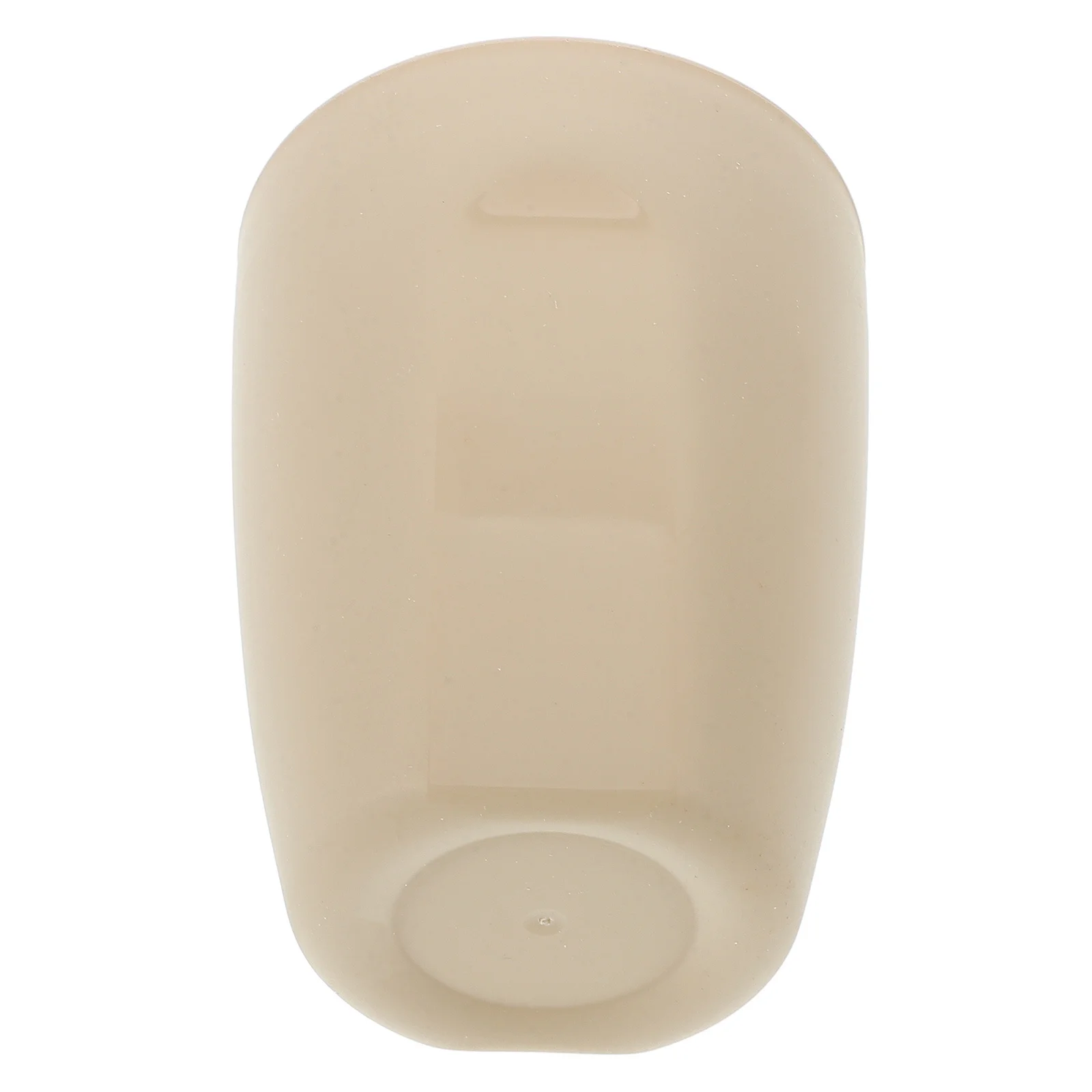 

Toothbrush Cup Plastic Round Simple Mouth Washing Cup For Bathroom Home Travel Beige Reusable Cups Dental Care Set