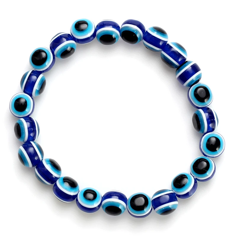 Evil Eye Bracelet Blue Beads Bracelet Lucky Turkish Eye Bracelets For Women Men Girls Boys Protection And Blessing Gifts