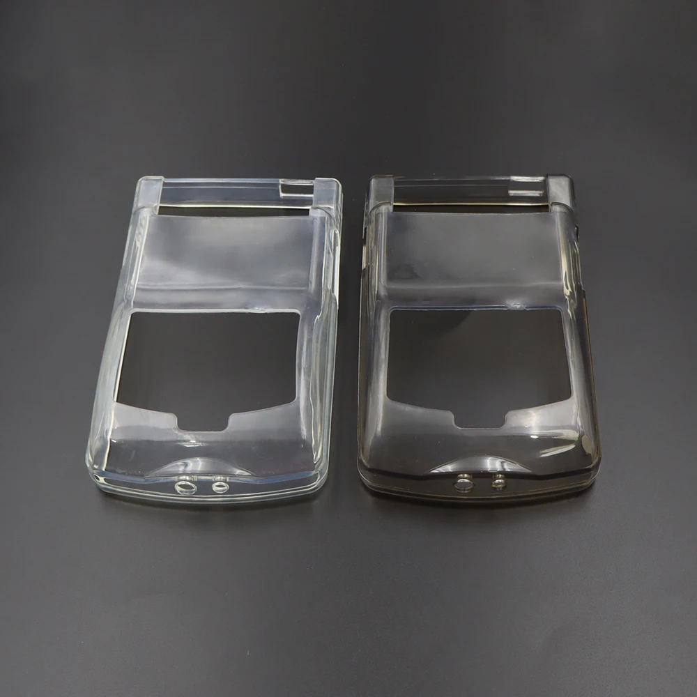 Transparente Gehäuse Shell Schutzhülle Für GBC Gameboy Farbe Game Controller TPU Klar Weiche Fall Hülse Mit Bildschirm Len Film