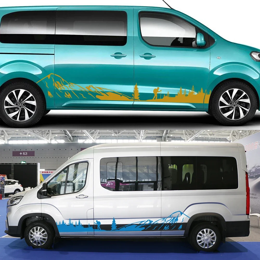 Van Stickers For Citroen Spacetourer E C4 XS M XL MPV Camper Minivan Car Mountain Hiking Edition Decal Auto Tuning Accessories