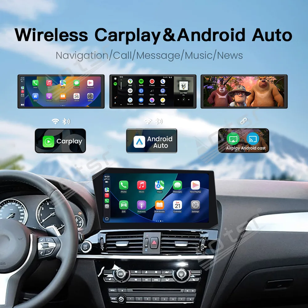 2025 جديد 12.9 بوصة أندرويد 14 لسيارات BMW 3/5 Series 2005-2012 نظام ملاحة GPS للسيارة CarPlay الجيل الجديد X-شاشة رأس الشاشة #6