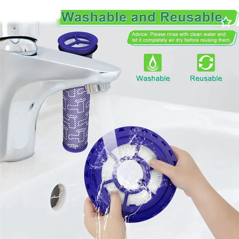 

J1UL1N Аксессуары для пылесосов Hepa После-моторный фильтр Фильтр перед двигателем Совместимая деталь 920769-01 и 920640-01