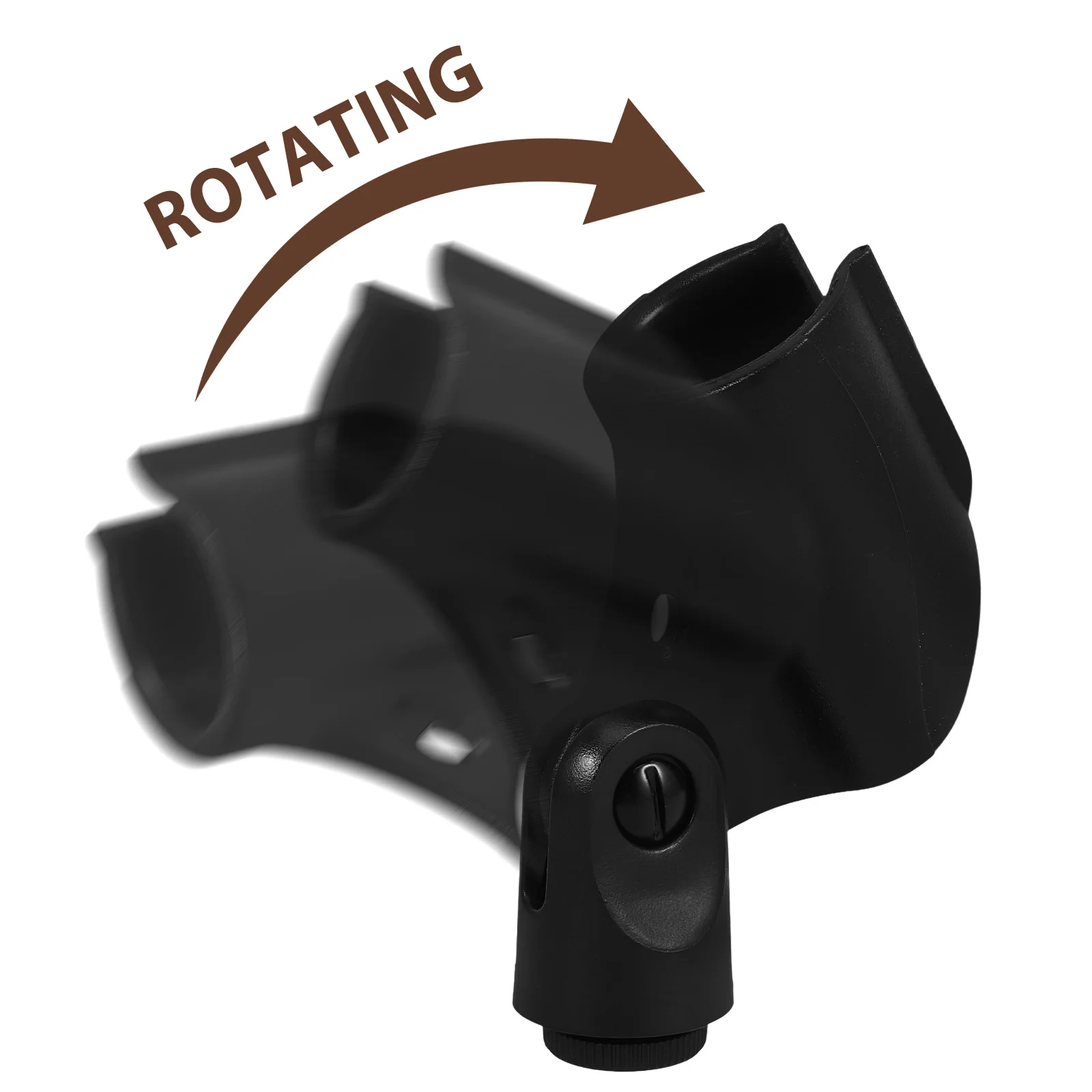 

Adjustable Microphone Clip Holder Plastic Mic Clamp for Wireless Wired Mics 28-45Mm U-Shaped Design Secure Fixation Shaking