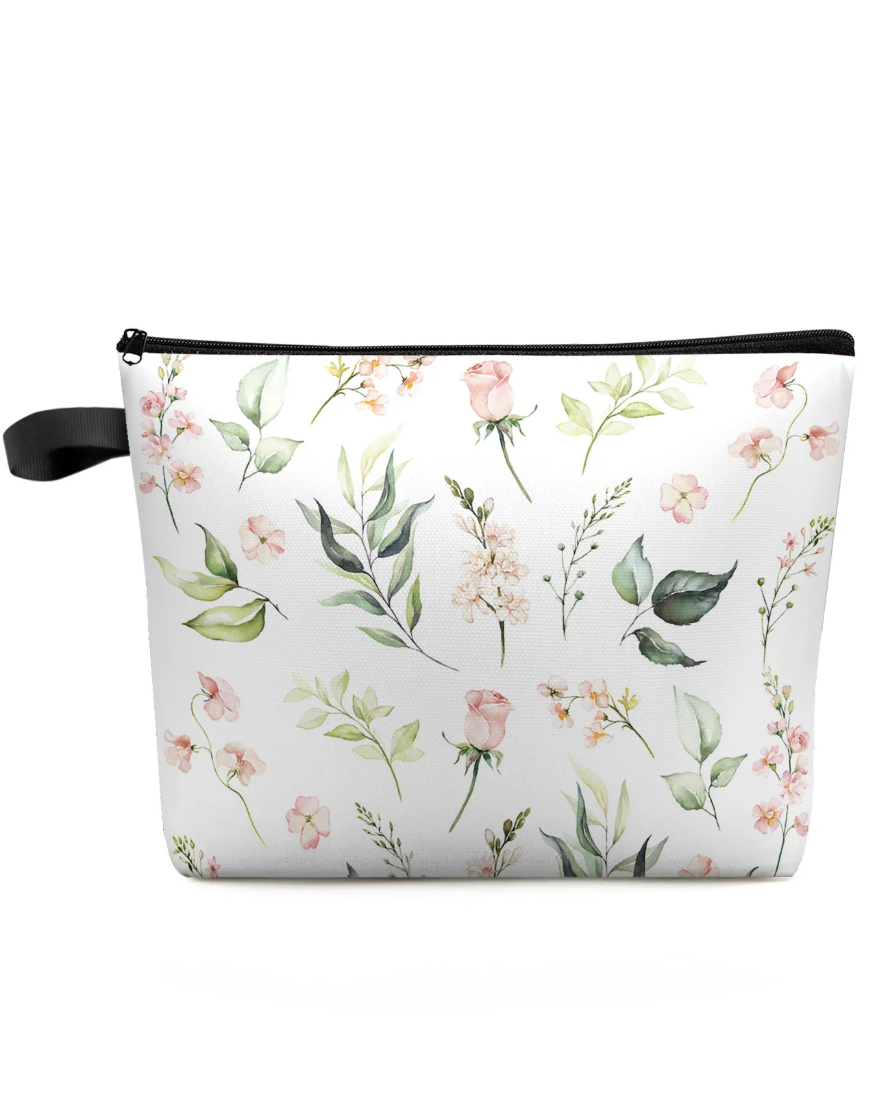 

Vintage Herbaceous Plant Floral Texture Cosmetic Bag Clutch Bridesmaid Outdoor Travel Beauty Makeup Bag Party Lipstick Bag