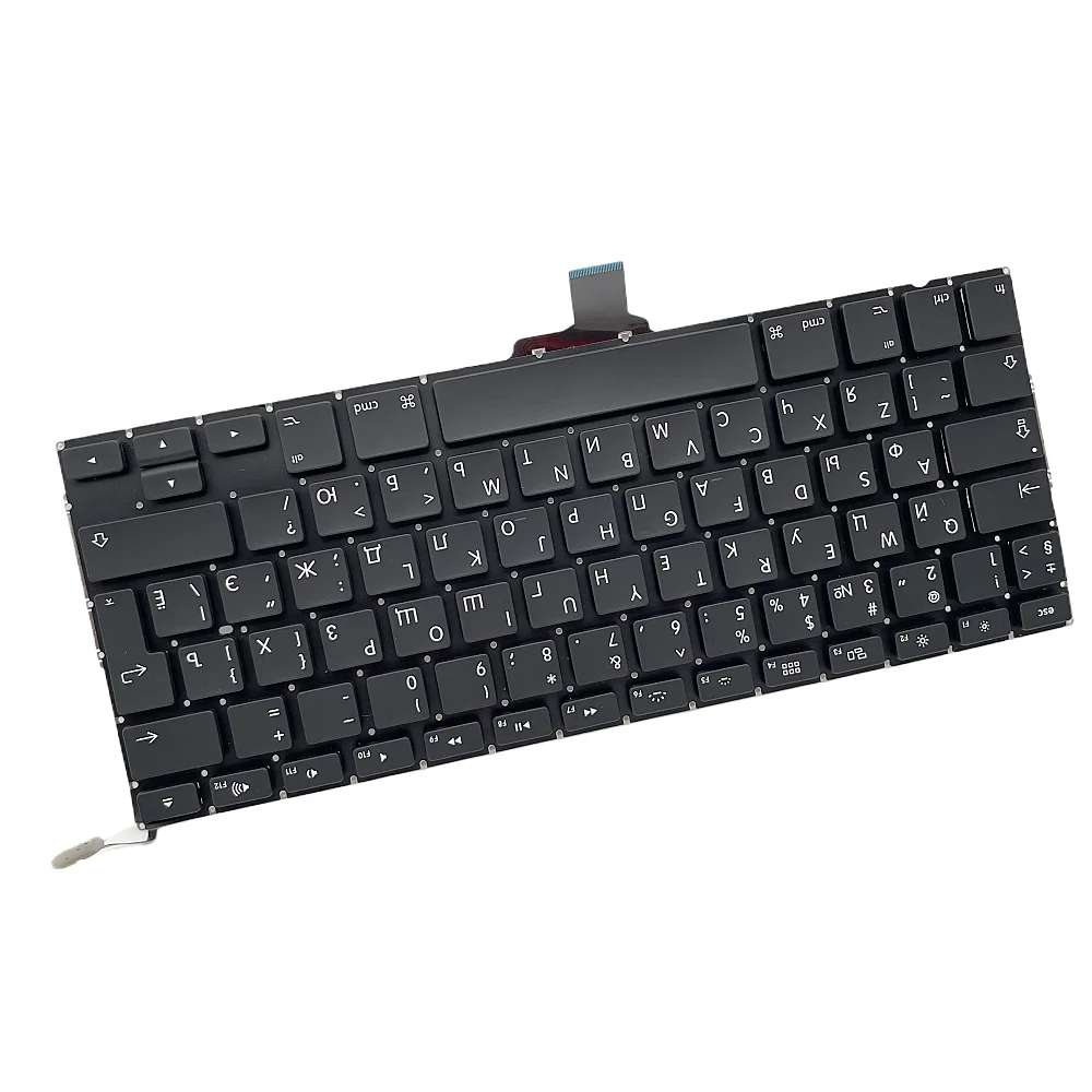 A1278 Tastatur Russische Russland RU Layout für Macbook Pro 13'' A1278 2009 2010 2011 2012 EMC 2326 2351 2419 2555 2554 tastatur