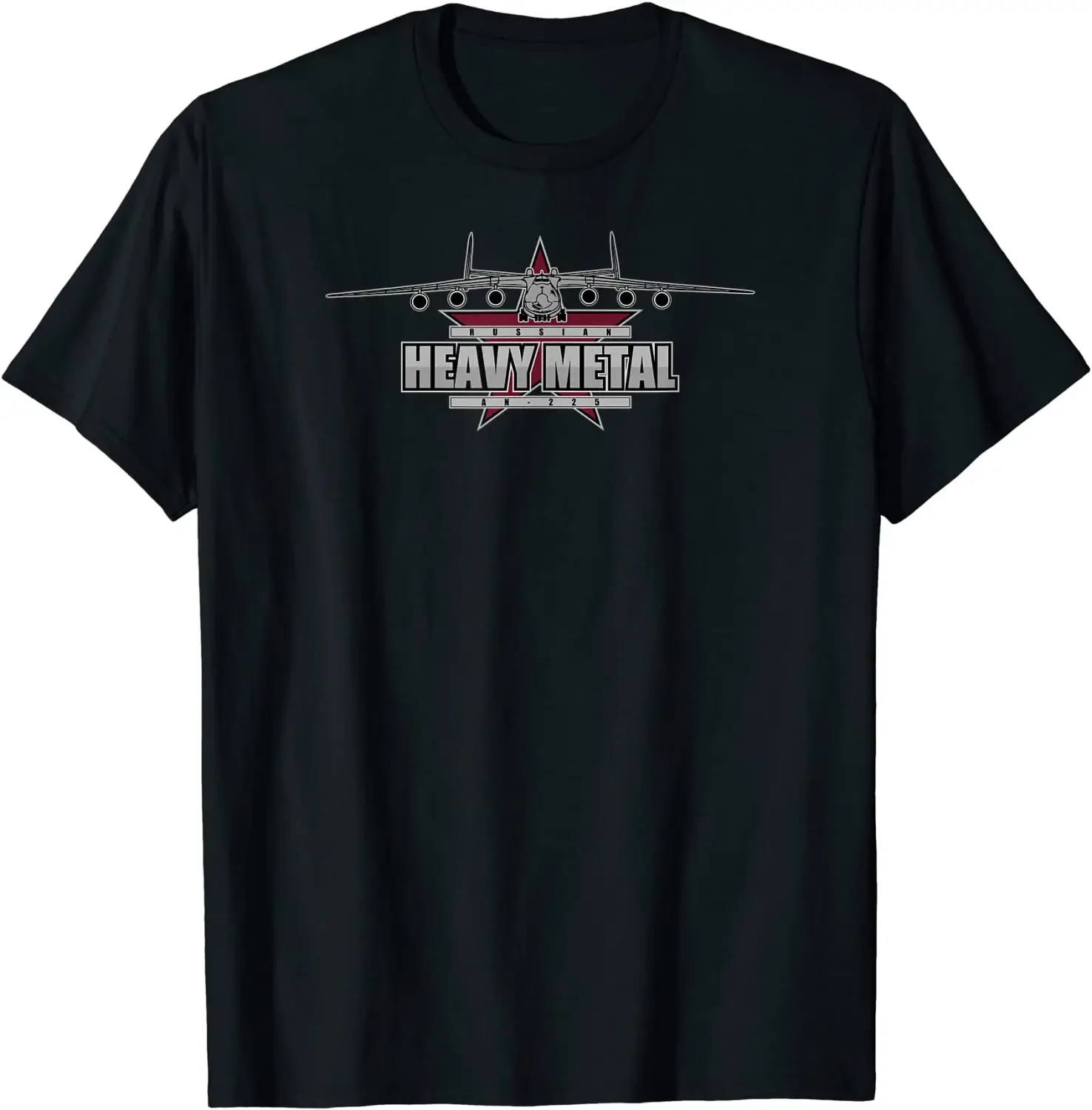 Antonov AN-225 Mriya Super Large Military Transport Aircraft T-Shirt. Premium Cotton Short Sleeve O-Neck Mens T Shirt New S-3XL