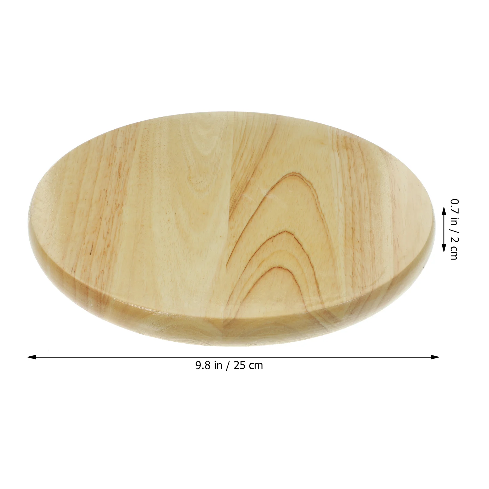 

Solid Wood Round Stool Seat Natural Finish For Bar Kitchen Office Chair Replacement Smooth Heavy Duty Wooden Stool