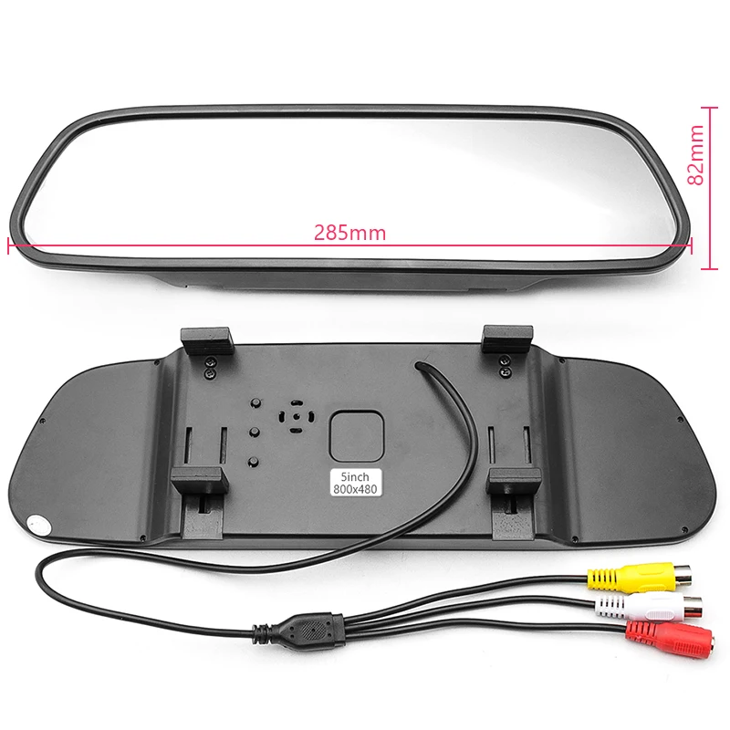 GreenYi – rétroviseur de voiture de 5 pouces, avec moniteur, pour caméra de recul de véhicule d'angle 170, écran de système de stationnement HD TFT LCD