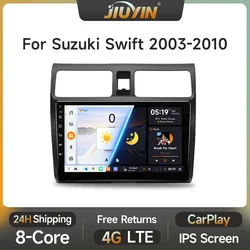 JIUYIN  Android 13 Car stereo Radio Multimidia Video Player Navigation GPS For Suzuki Swift 2003-2010 CarPlay DVD 2 din GPS
