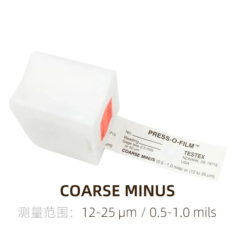 TESTEX Roughness Test Tape X-Coarse Copy Tape Rubber Paper Elcometer E122C Anchor