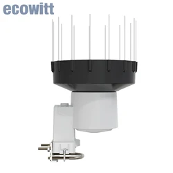 Ecowitt WH40H Wireless Self-Emptying Rain Gauge with 3.5cm Enhanced Rain Funnel Design