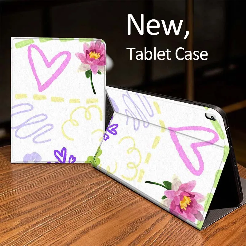 

Cartoon Colorful Star Pattern Case For iPad Pro mini Air 1 2 4 3 5 6 7 8gen 9gen 11 M2 M3 M4 6th 7th 10th 11th Gen 2025 Tablet