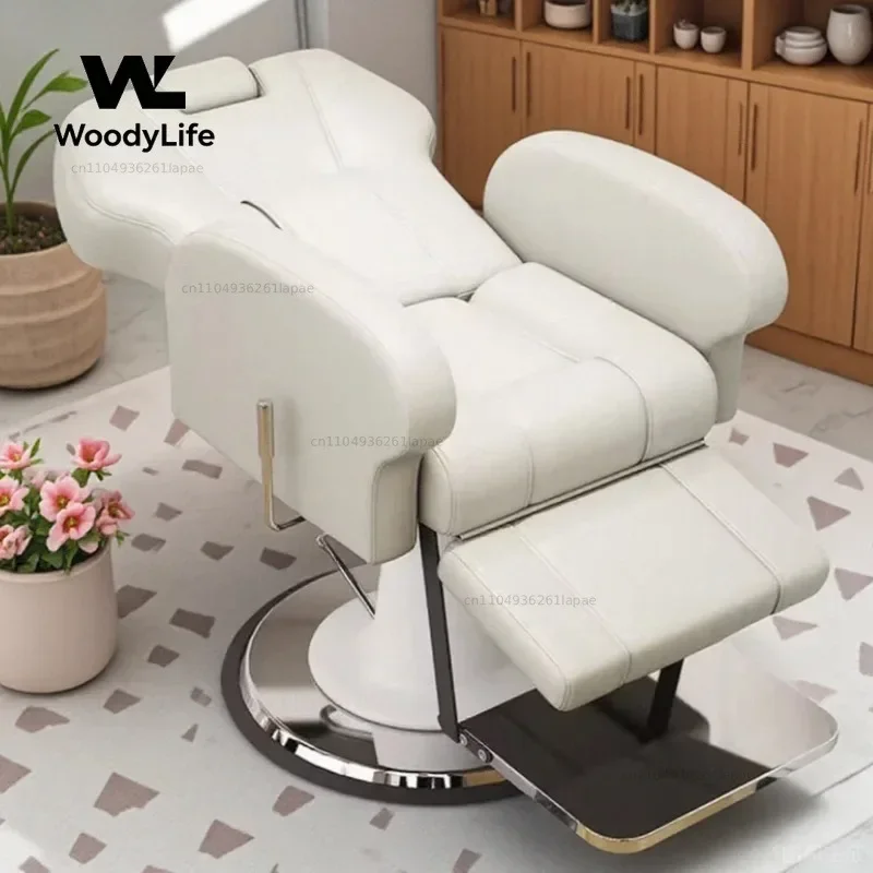 Electric Barber Shop Chair Hair Salon Head Therapy Can Fall Down Hair Salon  Chair Hair Salon Special Home Decor