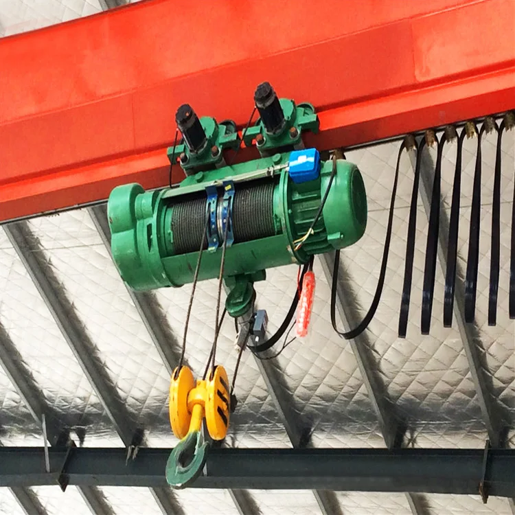 Double Lifting Speed Wire Rope Hoist 2 Tons 3 Meters Wire Rope Electric Hoist for Construction Site