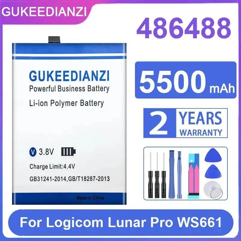 

Аккумулятор мобильного телефона для Logicom Lunar Pro WS661 5500 мАч 486488, долговечная работа