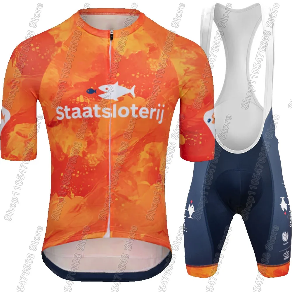 Netherlands Cycling Jersey 2026 Set Dutch National Team Cycling Clothing Mathieu van der Poel Road Bike Shirt Suit Bib Shorts view 4