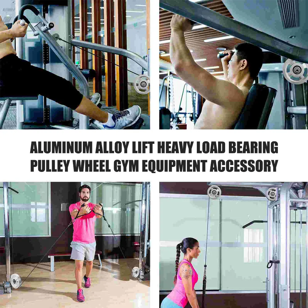 88mm Gym Bearing Pulley Wearproof Nylon Bearing Pulley Wheel Cable Universal Fitness Gum Bearing Fitness Equipment