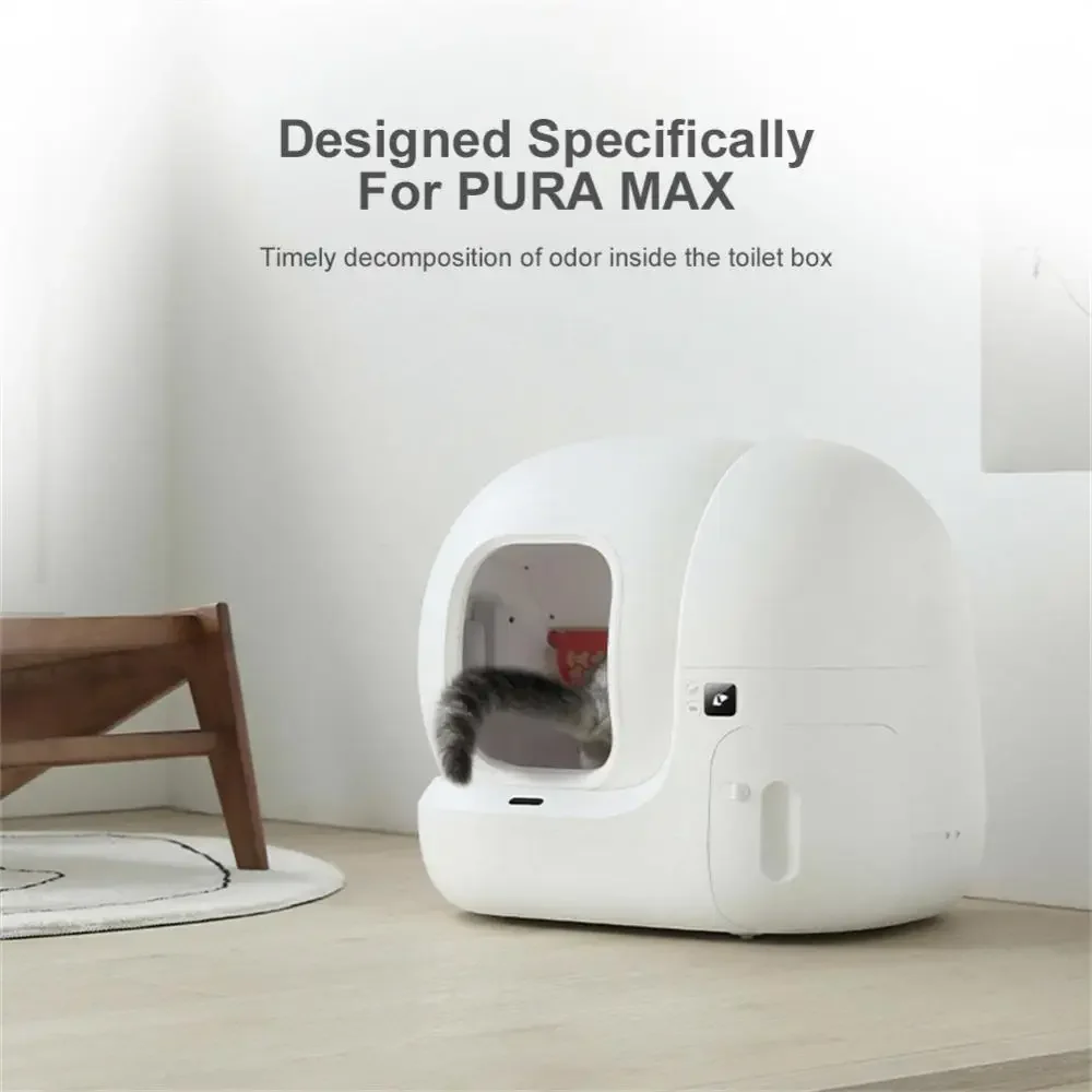 PETPeugeot-Cube éliminateur d'odeurs pour chat, boîte à litière pour chat, Pura Max, auto-livres, contrôle de l'air, original, N50