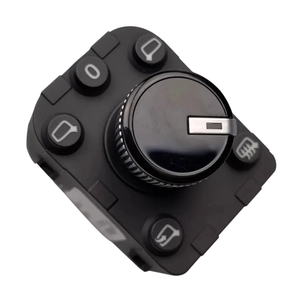 Auto Interior Trim Mirror Adjustment Knob For Daily Driving Safety Black Finish Design Easy Installation Process