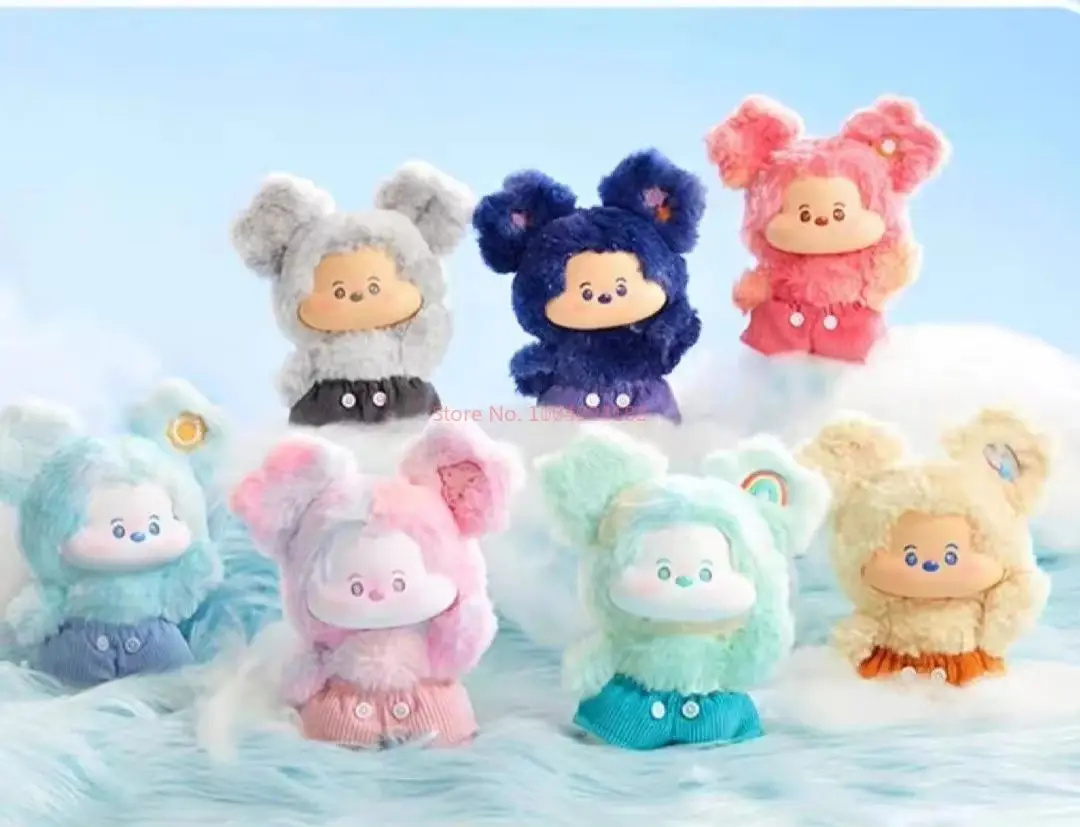 แท้ Hot Mickey Mouse หัว Cloud กล่อง Blind Series ฐานไวนิลกระเป๋าจี้ตุ๊กตาของเล่นแฟชั่นคอลเลกชันกล่องเด็ก