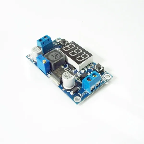 

DC - DC adjustable regulated power supply module,LM2596 voltage regulator module,voltmeter display,digital tube