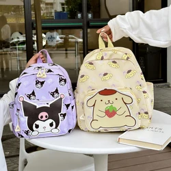 1PC Sanrio Cartoon Cute Boys And Girls Burden Reduction Kindergarten Backpack Sanrio Hello Kitty Children's Bags