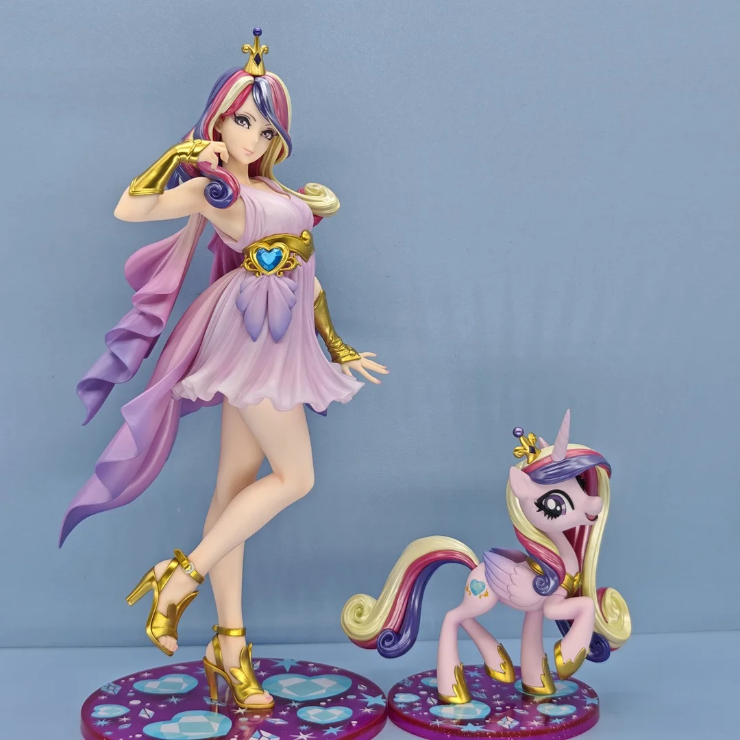 Meu pequeno pônei bishoujo estátua princesa luna fluttershy anime