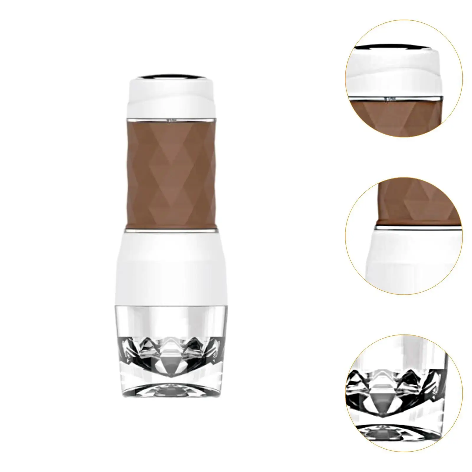 ماكينة صنع القهوة بالضغط اليدوي ماكينة صنع الشاي المحمولة لمحبي القهوة في المطبخ والتخييم