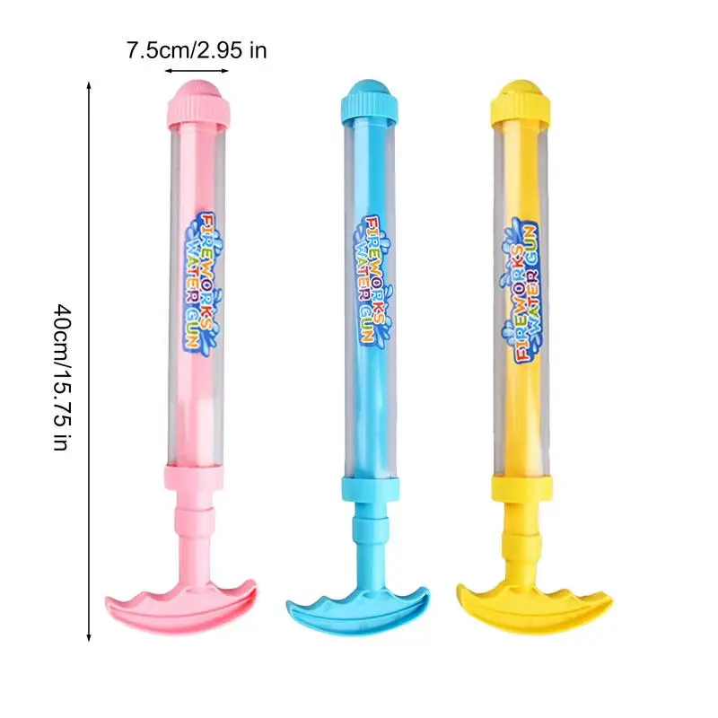 เครื่องพ่นน้ําสําหรับเด็ก Squirt น้ําเกมต่อสู้สระว่ายน้ําของเล่น 3 ชิ้น Retractable แรงดันสูง Interactive ของเล่นเกมปาร์ตี้สําหรับ