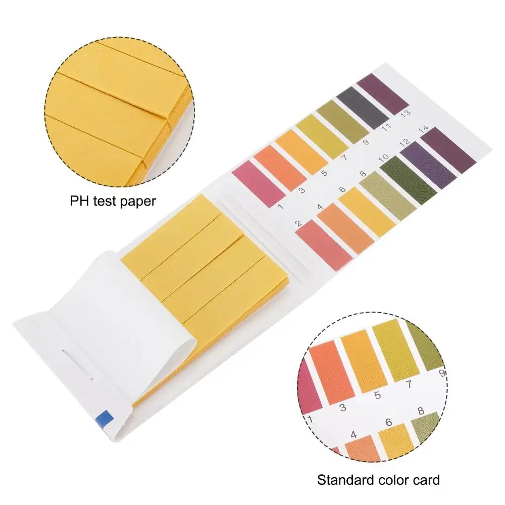 80 Strips/pack with Control Card Professional PH Test Strips Acidic Alkaline Indicator Paper PH Meter PH Controller