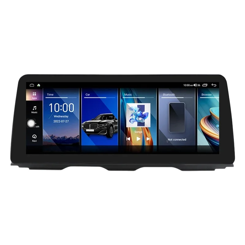 Junsun 12,3 "Wireless Carplay Android Auto Auto Radio Für BMW 5er F10 F11 2011-2017 4G WiFi GPS Intelligente Systeme Stereo